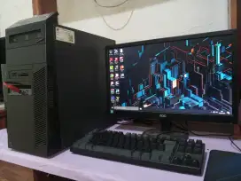Pc editing dan gaming /intel core i5..ram 8gb..monitor 19inch