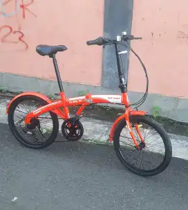 Jual sepeda lipat genio uk 20 speed 6.