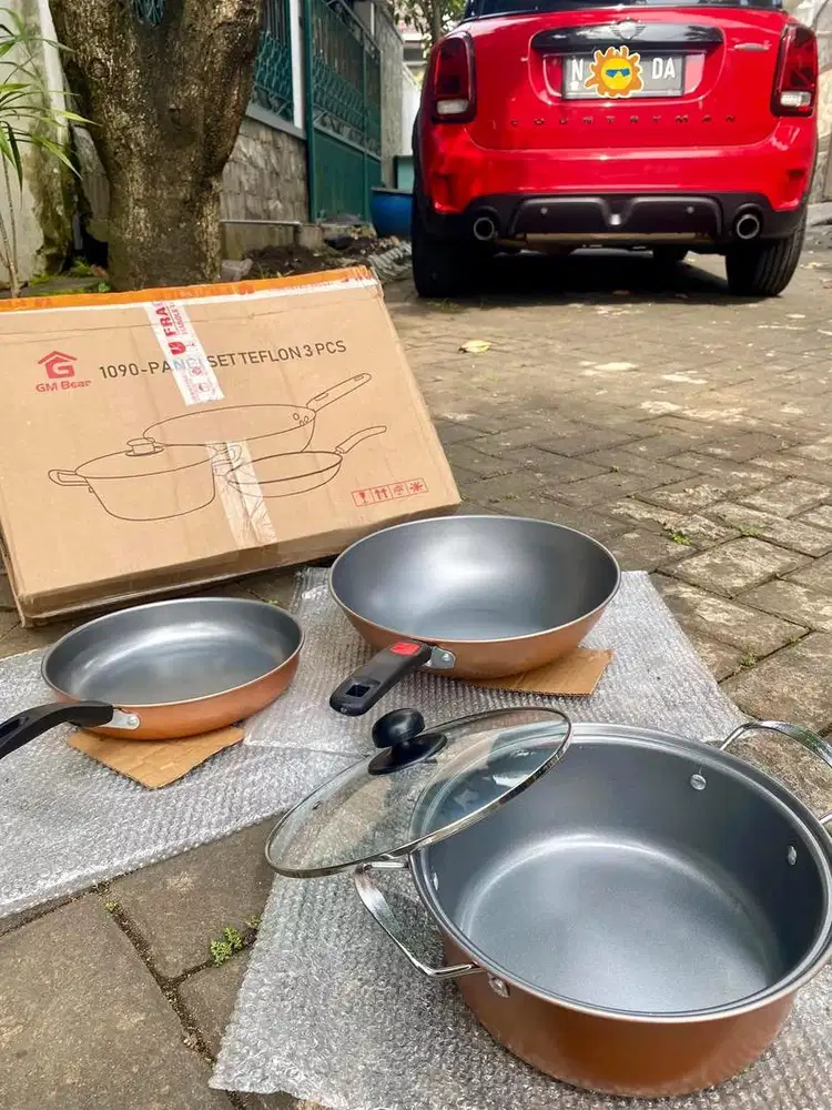 Panci Set Teflon GM Bear 1090