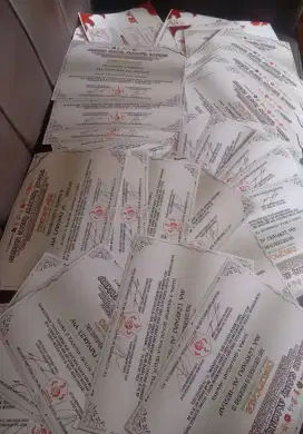 Cetak sertifikat