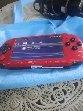 SonySony Psp 3006 Red Black limited edition warna rare cod bandung.