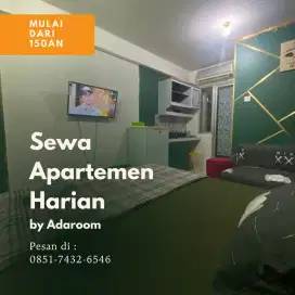 Disewakan apartemen harian Green Pramuka City termurah