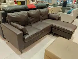 Sofa L Kulit Murah