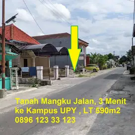 Tanah mangku jalan di kasihan bantul dekat kampus UPY Yogyakarta