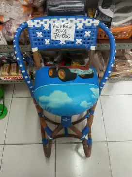 Mainan Anak Kursi Rotan Polos