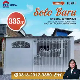 rumah murah dijual Solo di Gedangan solo baru