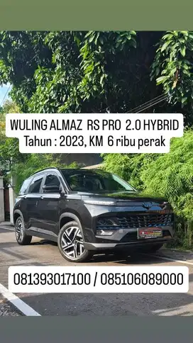 KM 6 RB , Plat AD solo, WULING ALMAZ  RS PRO 2.0 HYBRID
