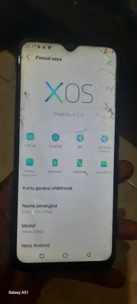 Infinix hot 9 play 4/64