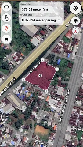 Di jual Tanah poros Ir sutami cocok gudang