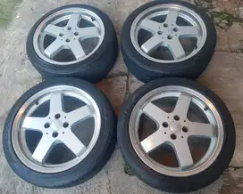 Velg Milano Spoke Original Made in Japan Ring 17 inch PCD 4x100 + Ban