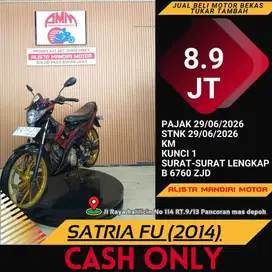 SATRIA FU TH 2014 PLAT DEPOK PAJAK ON BISA BAYAR VIA CC / PAYLATER