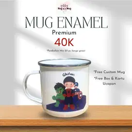 CANGKIR ENAMEL CUSTOM