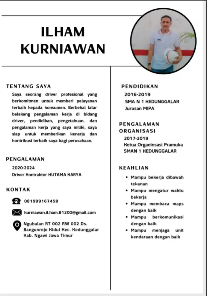 Mencari Pekerjaan Driver