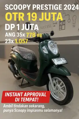 Honda Scoopy 2024 – Prestige hijau army, motor kece yang anti pasaran