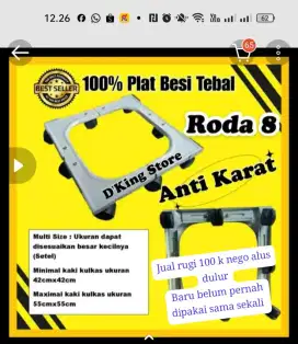 Tatakan kulkas/mesin cuci multi fungsi