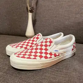 Vans checkernoard red OG pair original