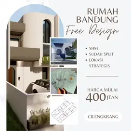 rumah murah di kota bandung shm free design