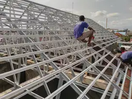 Renovasi Atap Anti Rayap & Anti Bocor Pakai Baja Ringan