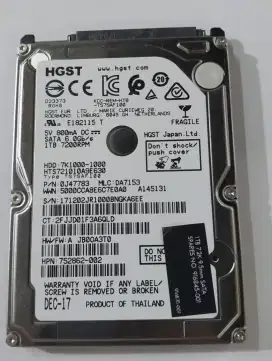 Hardisk 1Tb 2.5