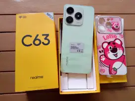 Realme C63 NFC ram 6+4/128 lengkap mulus