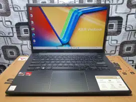 Laptop Asus VivoBook Go 14 Ryzen 5 ram 8gb mulus like new garansi 2026