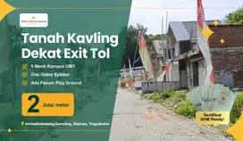 Tanah Murah Jogja Dekat SD Mancasan Gamping Sleman Lokasi Strategis