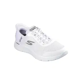 Skechers go walk flex slip ins white