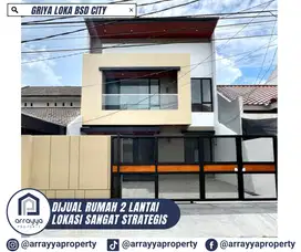 RUMAH BARU MINIMALIS 2 LANTAI GRIYA LOKA BSD .HRB156.