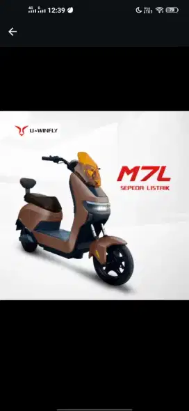 SEPEDA LISTRIK UWINFLY M75