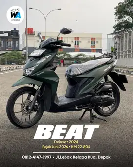 Cash/Kredit Honda Beat Deluxe Cbs Iss Tahun 2024