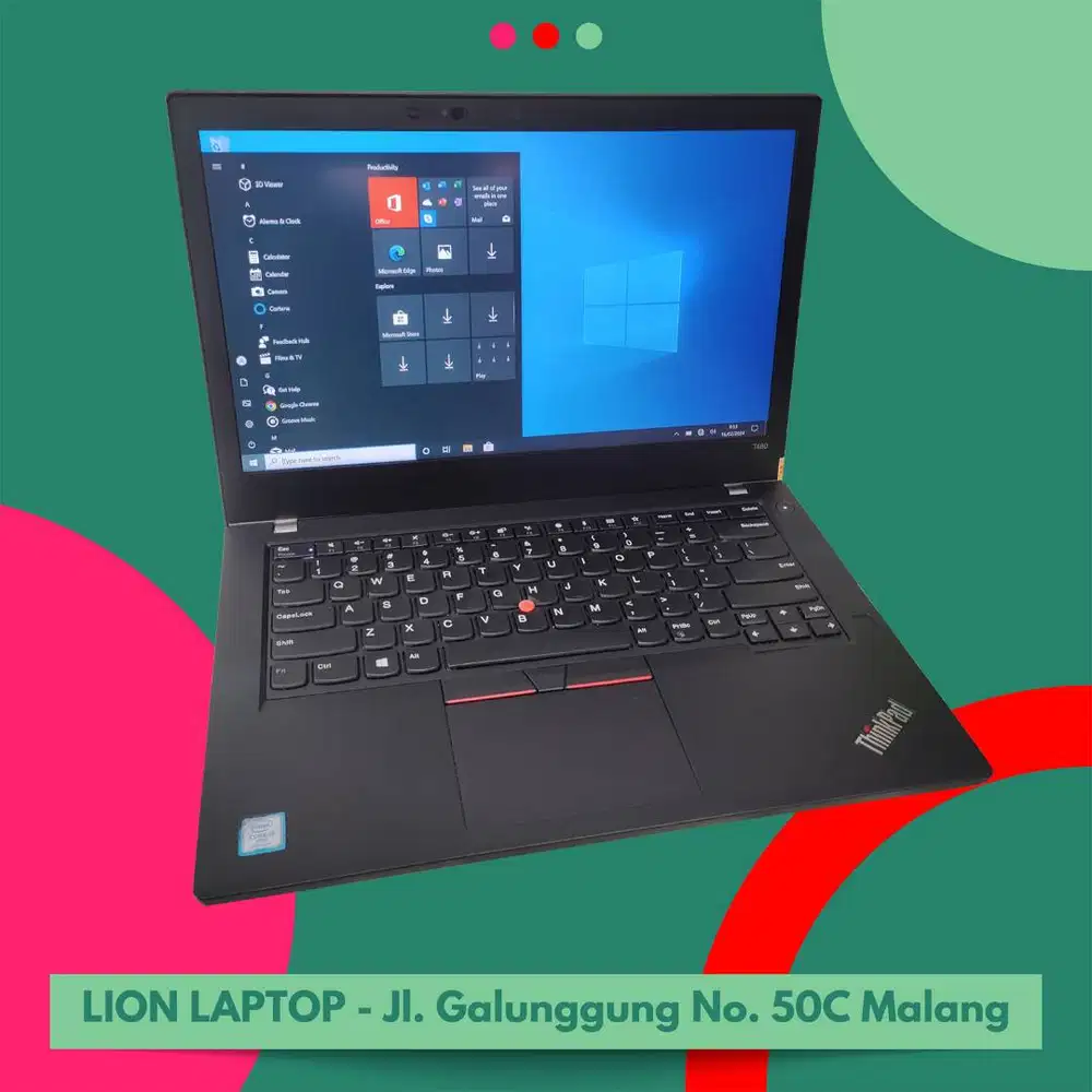 RAM 16GB Core i5 gen 8 Touchscreen Lenovo Thinkpad T480 [27|08]
