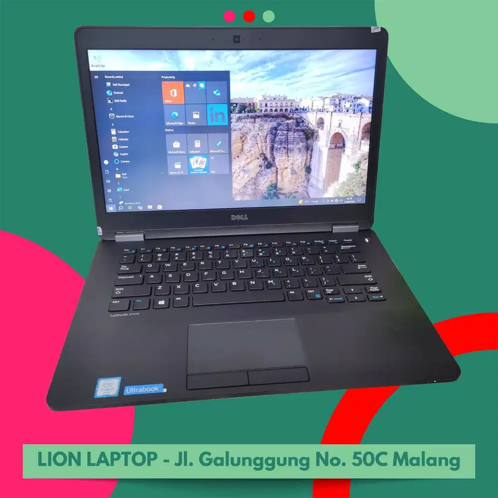 RAM 8GB Core i5 SSD Murah Slim DELL Latitude E7470 [27|08]