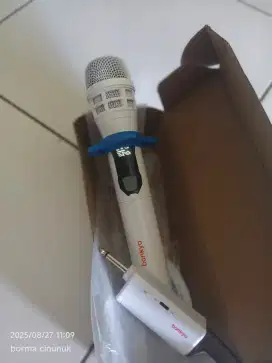 Mic wireless Bonkyo original like new (1 pcs)
