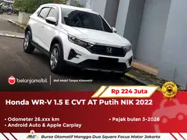 [ WARRANTY ] Honda WR-V WRV WR V 1.5 E CVT AT Putih NIK 2022/2023