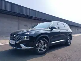 KM Rendah TDP 21JT Hyundai Santa Fe 2.5 6AT Signature AT 2021 Hitam