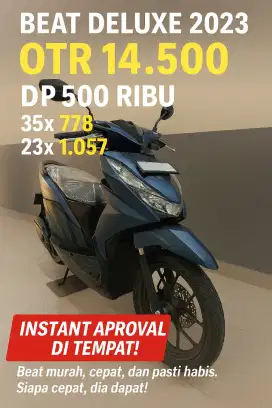 Beat Deluxe 2023 – Bensin hemat, tampilan mewah. Nyesel kalau kelewat!
