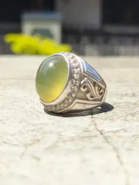 Idocrase ring perak