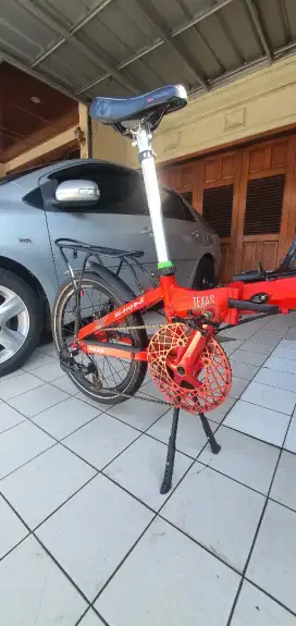 Jual sepeda lipat merk Police Texas 2019