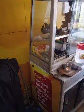 Meja dan etalase kuliner 2 unit