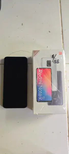 Redmi note 9 pro(8/128) lengkap ori