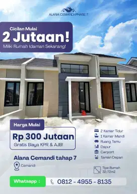 RUMAH SBY TIMUR DEKAT MERR 300 JUTAAN