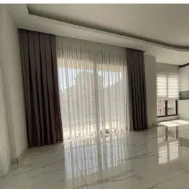 Pasang Tirai Gorden Jendela Gordyn Mewah Hordeng Terbaru Murah