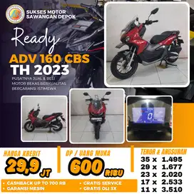 HONDA NEW ADV 160 CBS TH 2023 UNIT MULUS BISA CASH KREDIT BERGARANSI