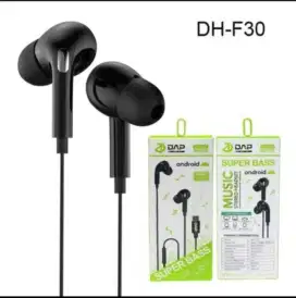 handsfree DAP DH-F30 Jack Type-C Super Bass HEADSET DAP Mega Bass