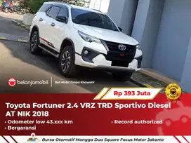 [ GARANSI 1TH ] Toyota Fortuner 2.4 VRZ TRD Sportivo Diesel 2018/2019