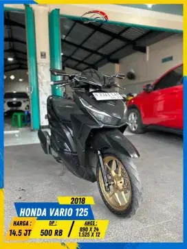 HONDA VARIO 125 2018 BEKAS RASA BARU BOSSKU HIKMAH MOTOR KEPUH MALANG