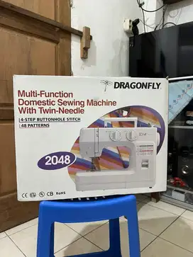 Mesin Jahit Portable Dragonfly Model 2048