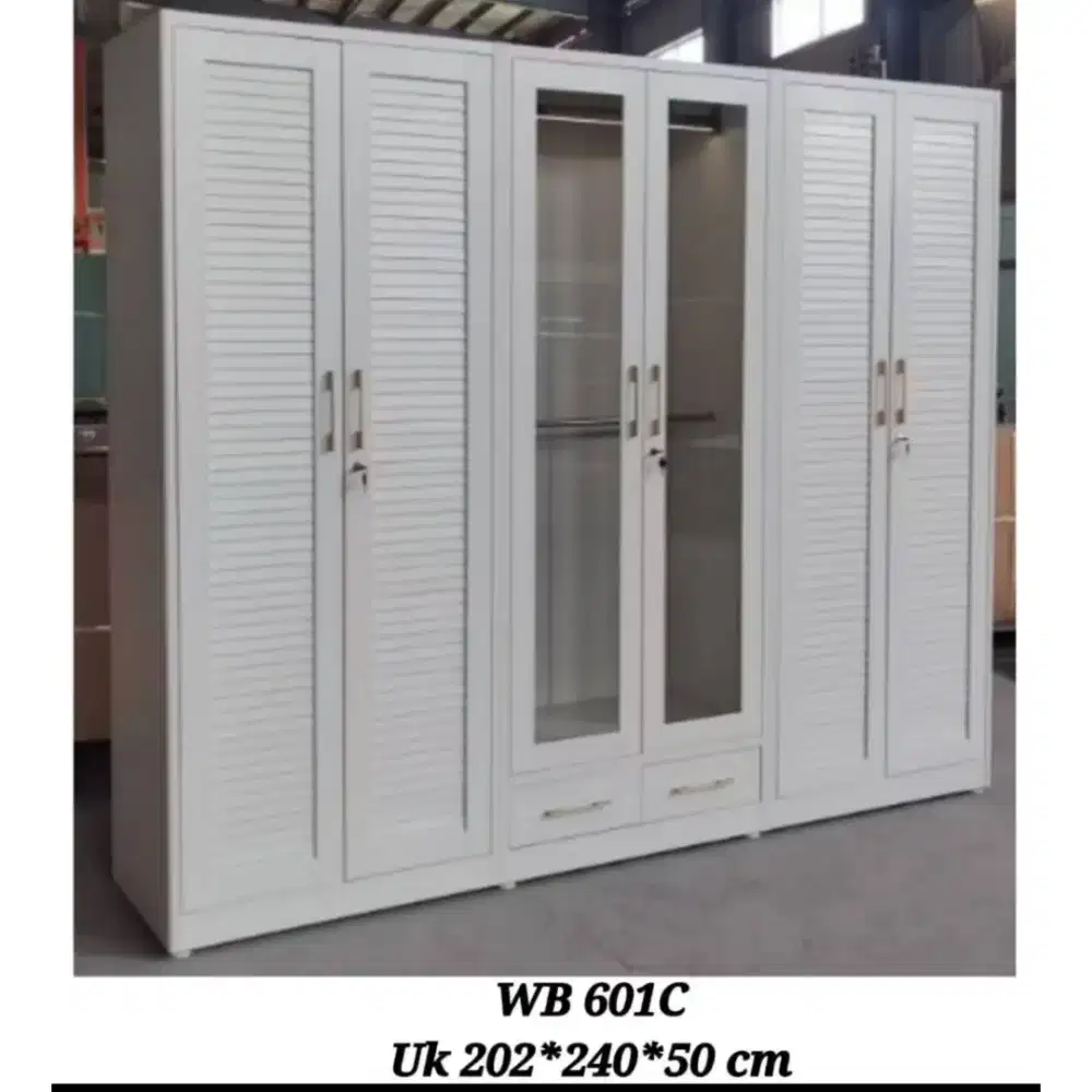 Lemari besi 6 pintu