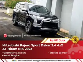 [ LOW KM ] Mitsubishi Pajero Sport Dakar 2.4 4x2 AT Hitam 2023/2024