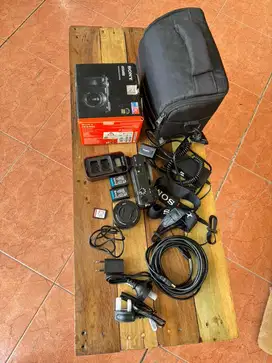 Kamera sony a6400 mirrorless lengkap alat streaming